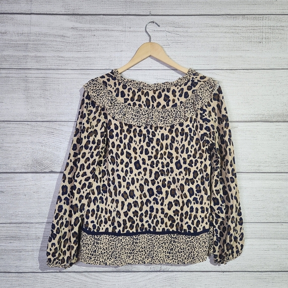 Vineyard Vines Leopard Print Women's Top, Size S - Picture 9 of 11